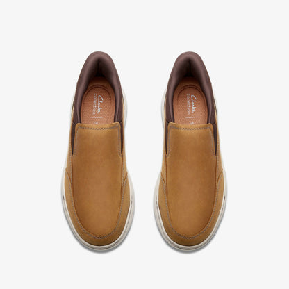 Craftwell Step Light Brown Leather - Clarks Men