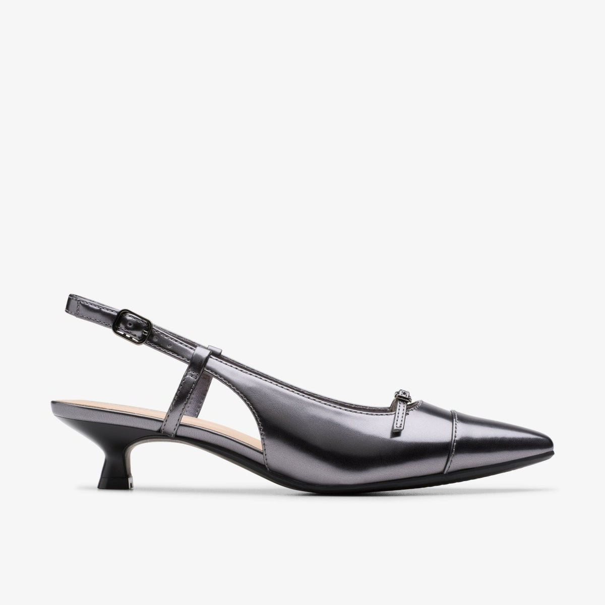 Scarlyt Rowan Dark Pewter Metallic - Clarks Women