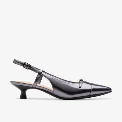 Scarlyt Rowan Dark Pewter Metallic - Clarks Women