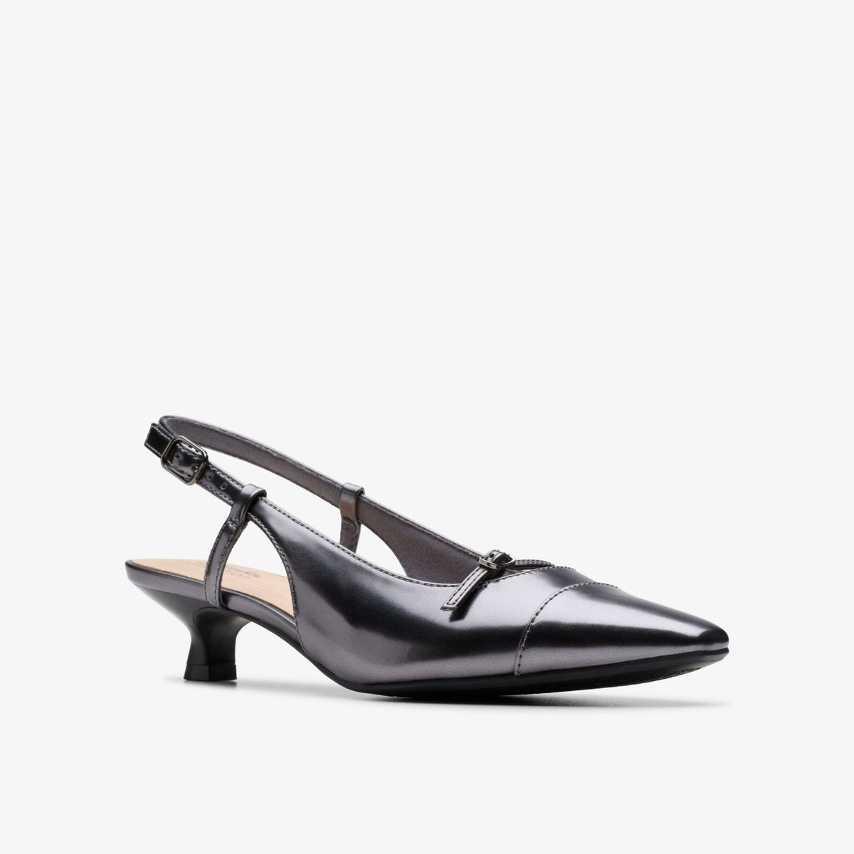 Scarlyt Rowan Dark Pewter Metallic - Clarks Women