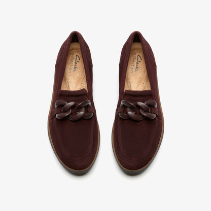 Zylah May Merlot Suede - Clarks Women