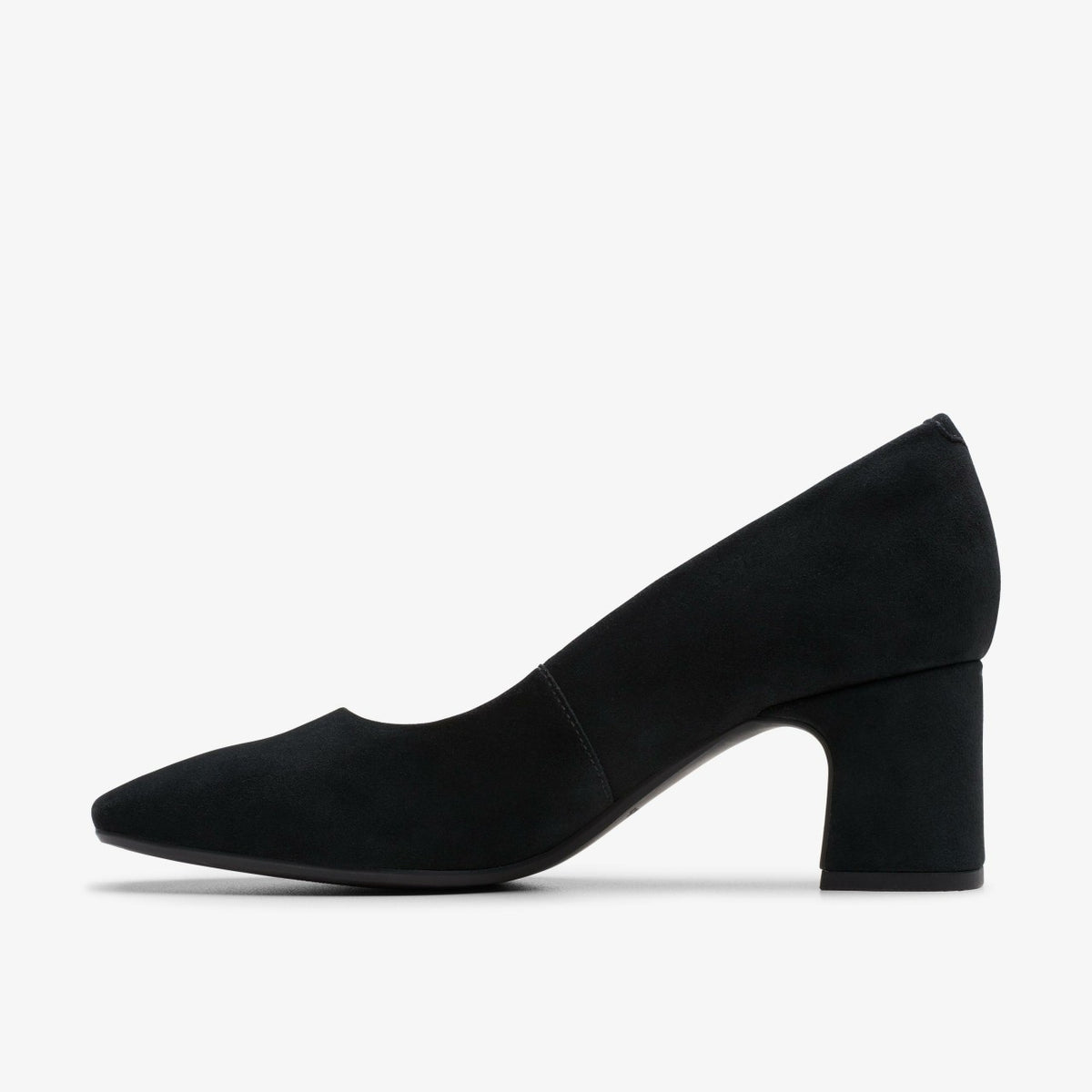 Fernie Court Black Suede - Clarks Women