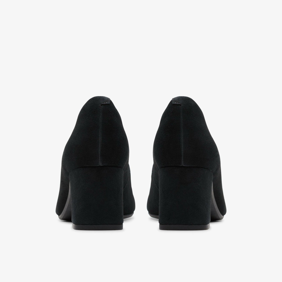 Fernie Court Black Suede - Clarks Women