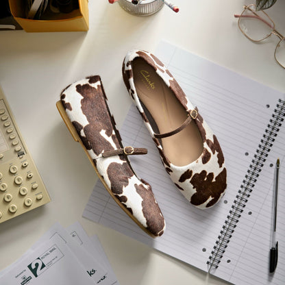 Livia Sky Cow Print - Clarks Women