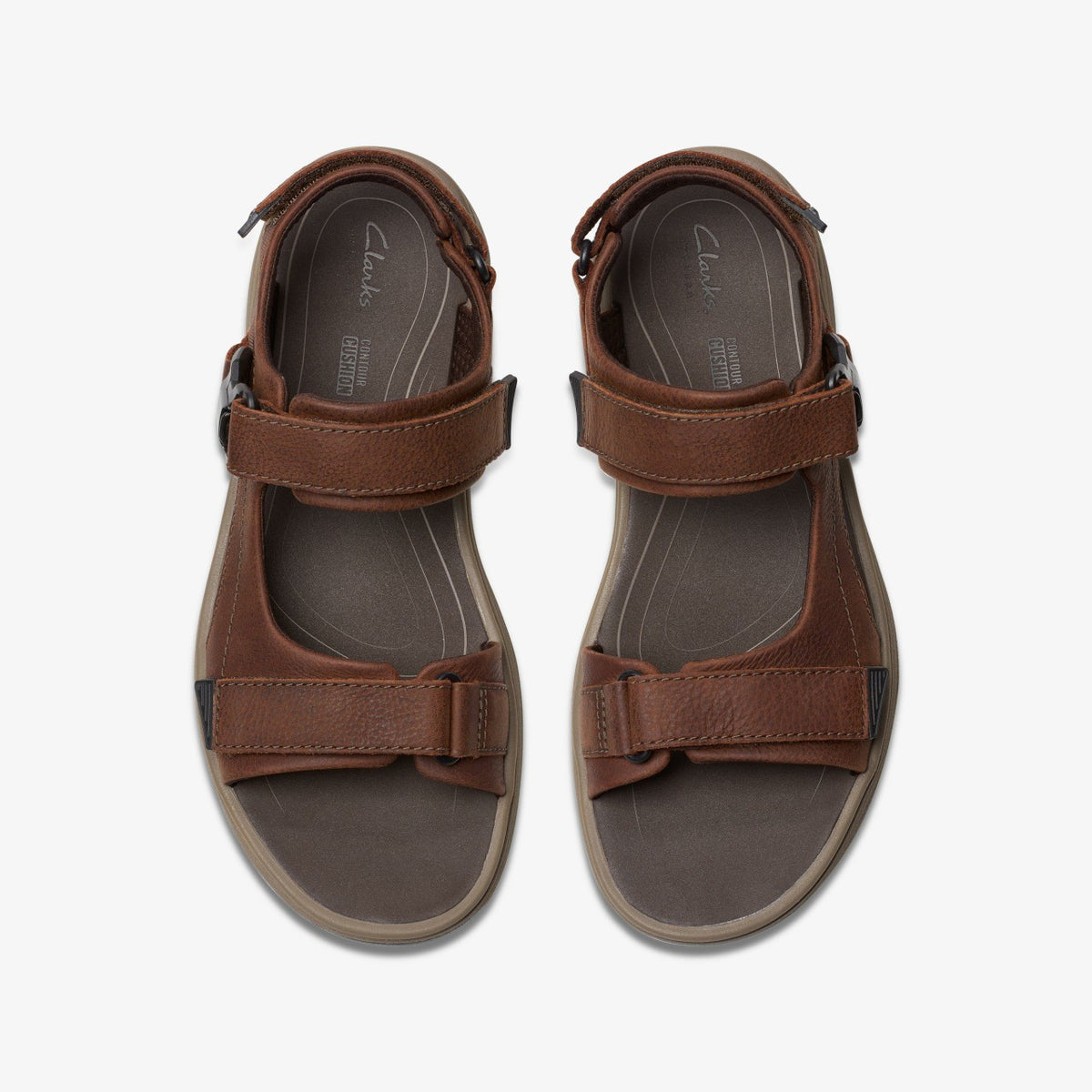 Saltway Edge Dark Brown Leather - Clarks Men