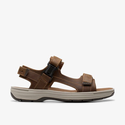 Saltway Edge Light Tan Leather - Clarks Men