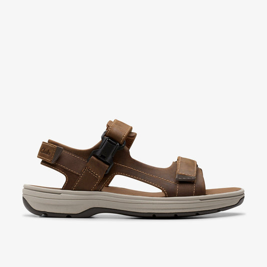 Saltway Edge Light Tan Leather - Clarks Men