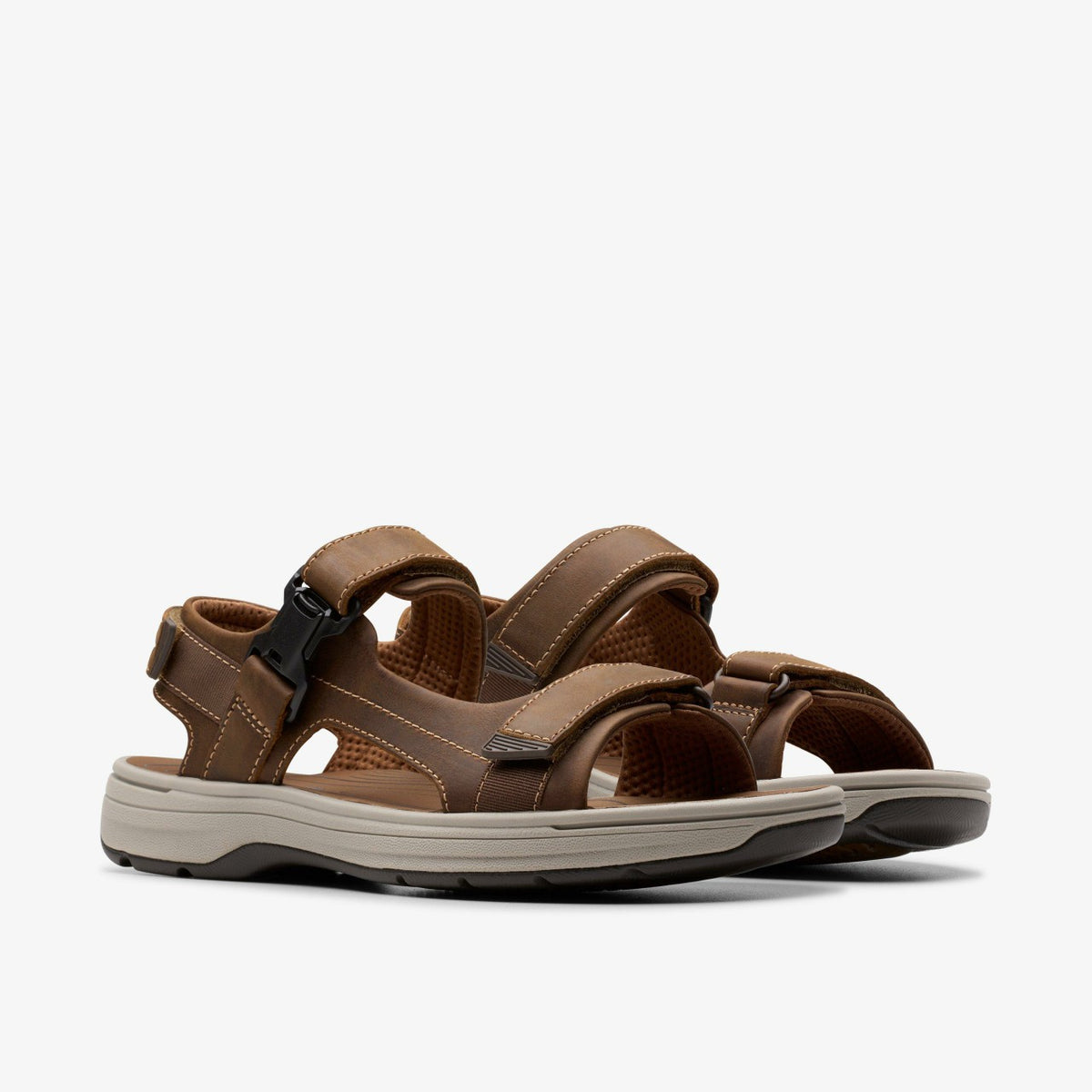 Saltway Edge Light Tan Leather - Clarks Men