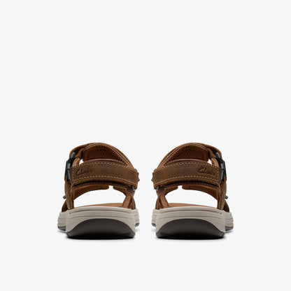 Saltway Edge Light Tan Leather - Clarks Men
