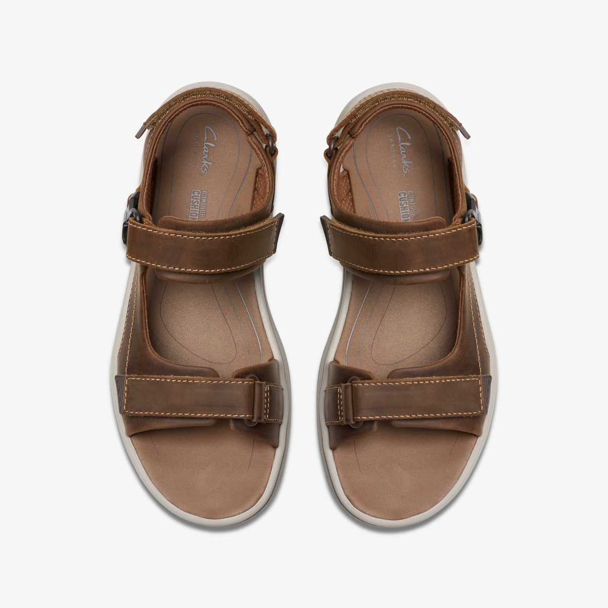 Saltway Edge Light Tan Leather - Clarks Men