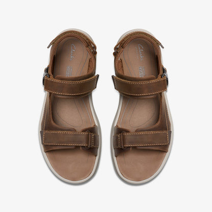 Saltway Edge Light Tan Leather - Clarks Men