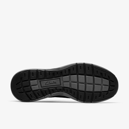 Motion Trek LX Black Leather - Clarks Men
