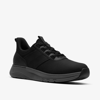 Motion Trek LX Black Leather - Clarks Men