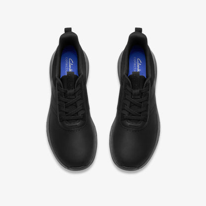 Motion Trek LX Black Leather - Clarks Men