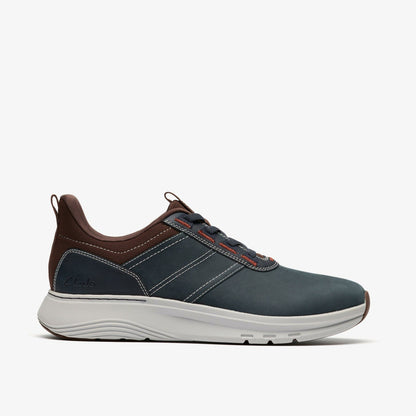 Motion Trek LX Navy Leather - Clarks Men