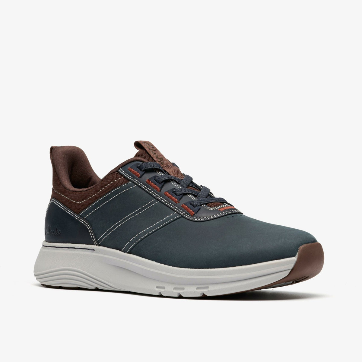 Motion Trek LX Navy Leather - Clarks Men