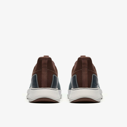 Motion Trek LX Navy Leather - Clarks Men