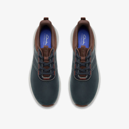 Motion Trek LX Navy Leather - Clarks Men