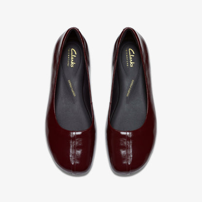 Livia Lily Burgundy Patent - Clarks Women