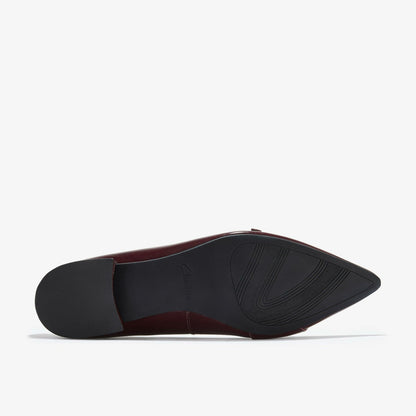 Sensa 15 Strap Burgundy Patent - Clarks Women