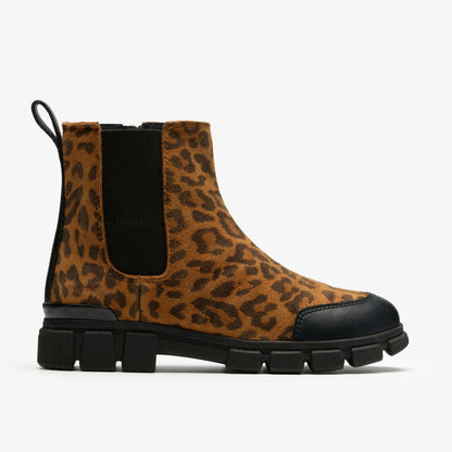 Evyn Chelsea Kid Leopard Print - Clarks Kids
