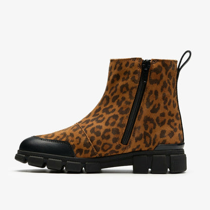 Evyn Chelsea Kid Leopard Print - Clarks Kids
