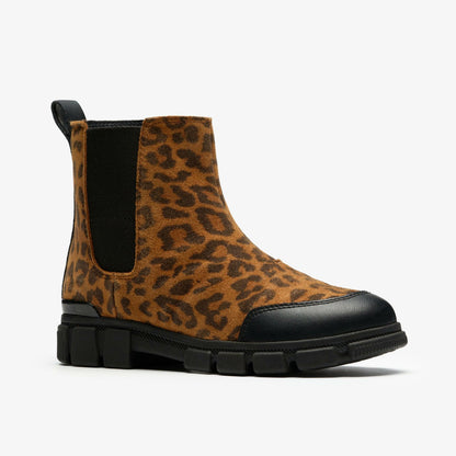 Evyn Chelsea Kid Leopard Print - Clarks Kids