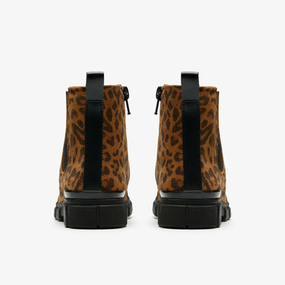 Evyn Chelsea Kid Leopard Print - Clarks Kids