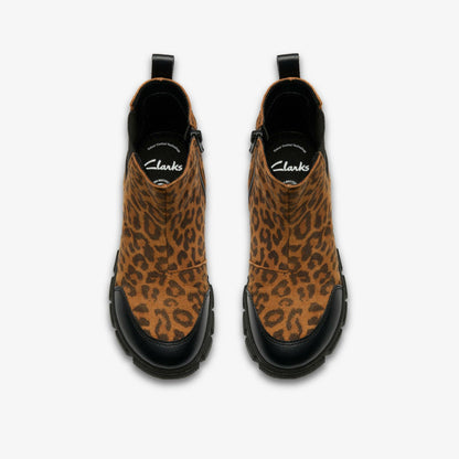 Evyn Chelsea Kid Leopard Print - Clarks Kids