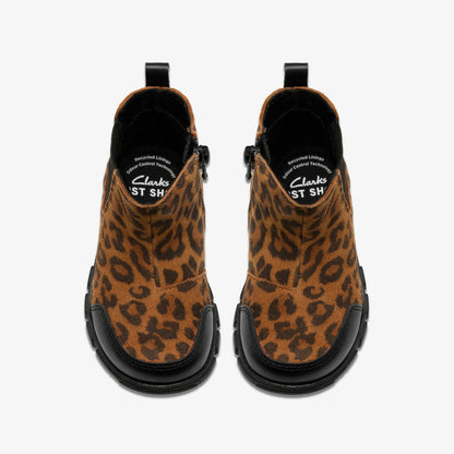 Evyn Chelsea Toddler Leopard Print - Clarks Kids