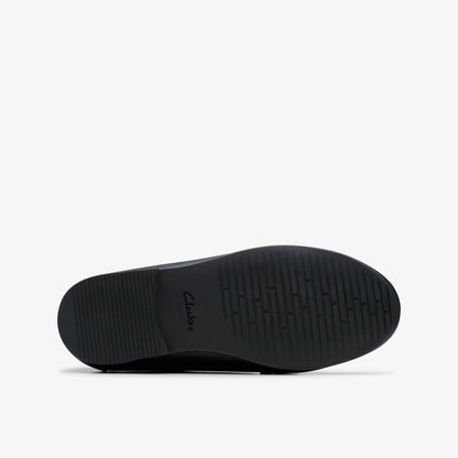 Finja Loafer Older Black Leather - Clarks Kids