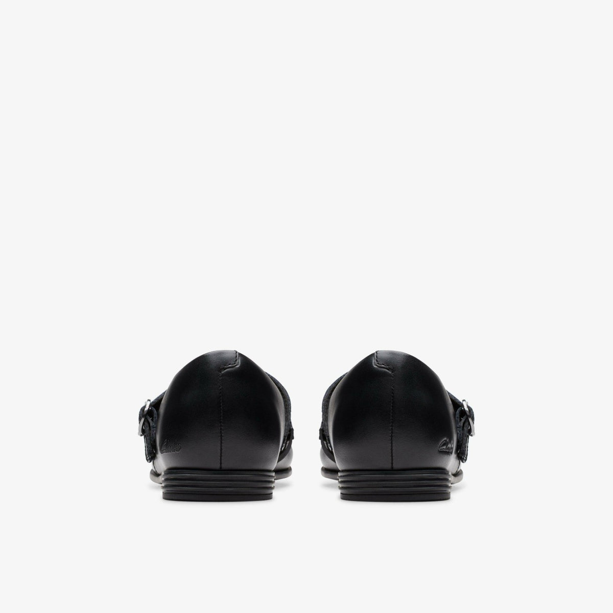 Finja Bar Older Black Leather - Clarks Kids