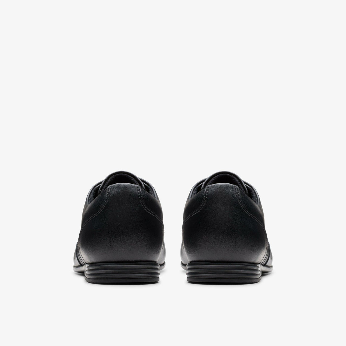 Finja Wing Youth Black Leather - Clarks Kids