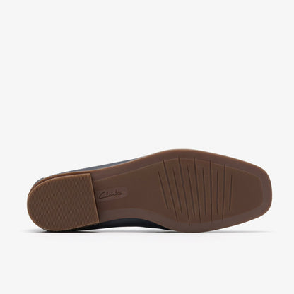 Sarafyna Iris Navy Leather - Clarks Women