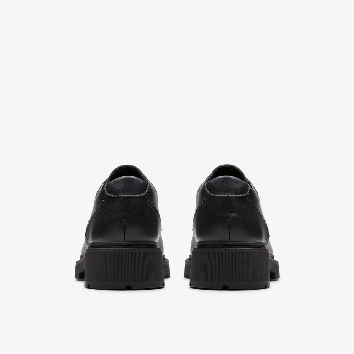 Eris Pure Youth Black Leather - Clarks Kids