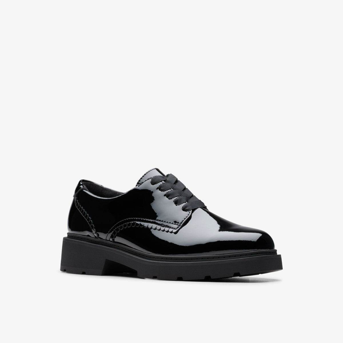 Eris Pure Youth Black Patent - Clarks Kids