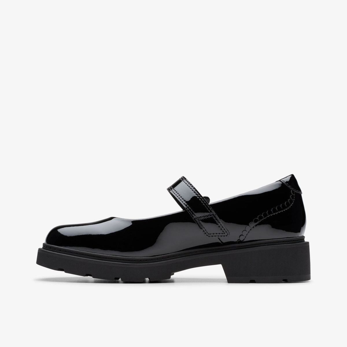 Eris Jane Youth Black Patent - Clarks Kids