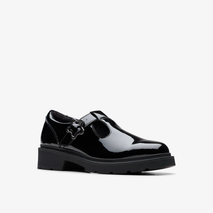 Eris Hope Youth Black Patent - Clarks Kids