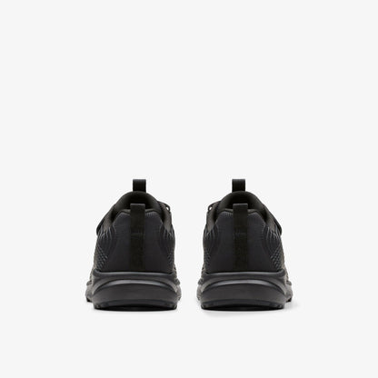 Deyes Dash Kid Black/Black - Clarks Kids