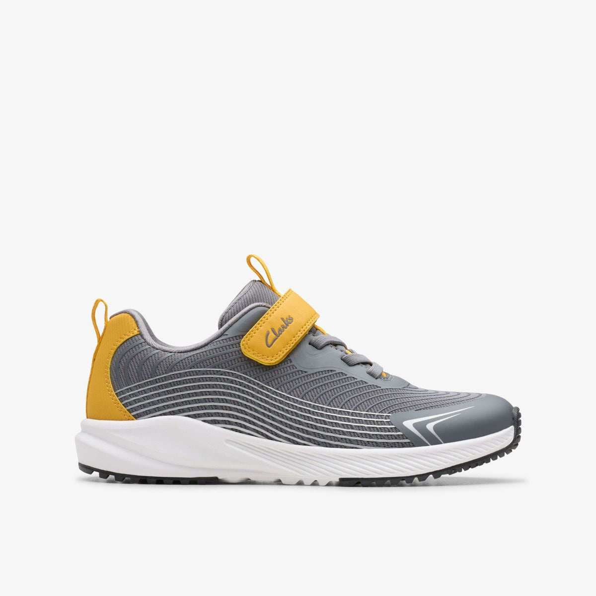 Deyes Dash Kid Grey Synthetic - Clarks Kids