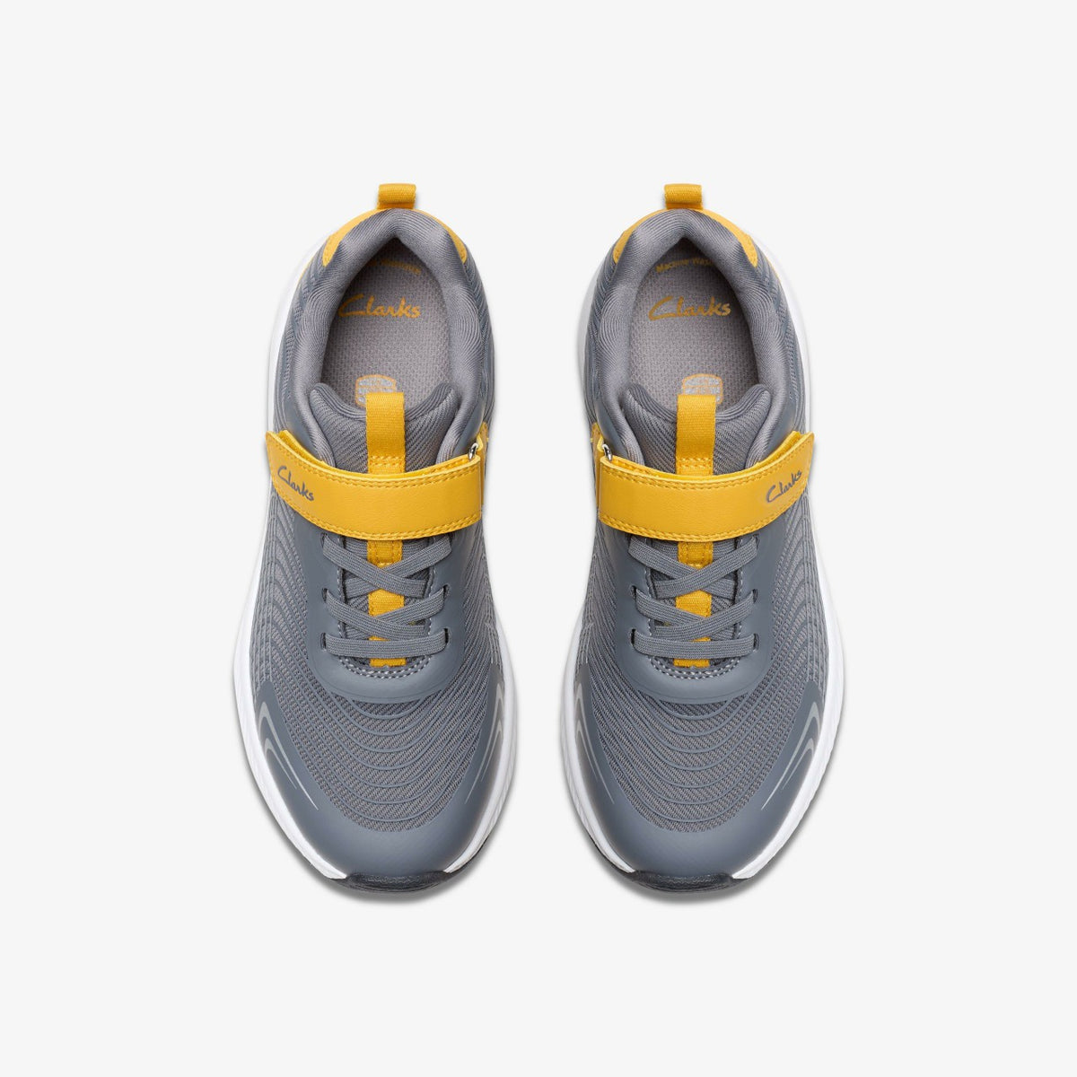 Deyes Dash Kid Grey Synthetic - Clarks Kids