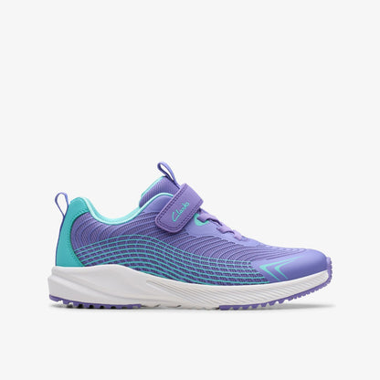 Deyes Dash Kids Purple Synthetic - Clarks Kids
