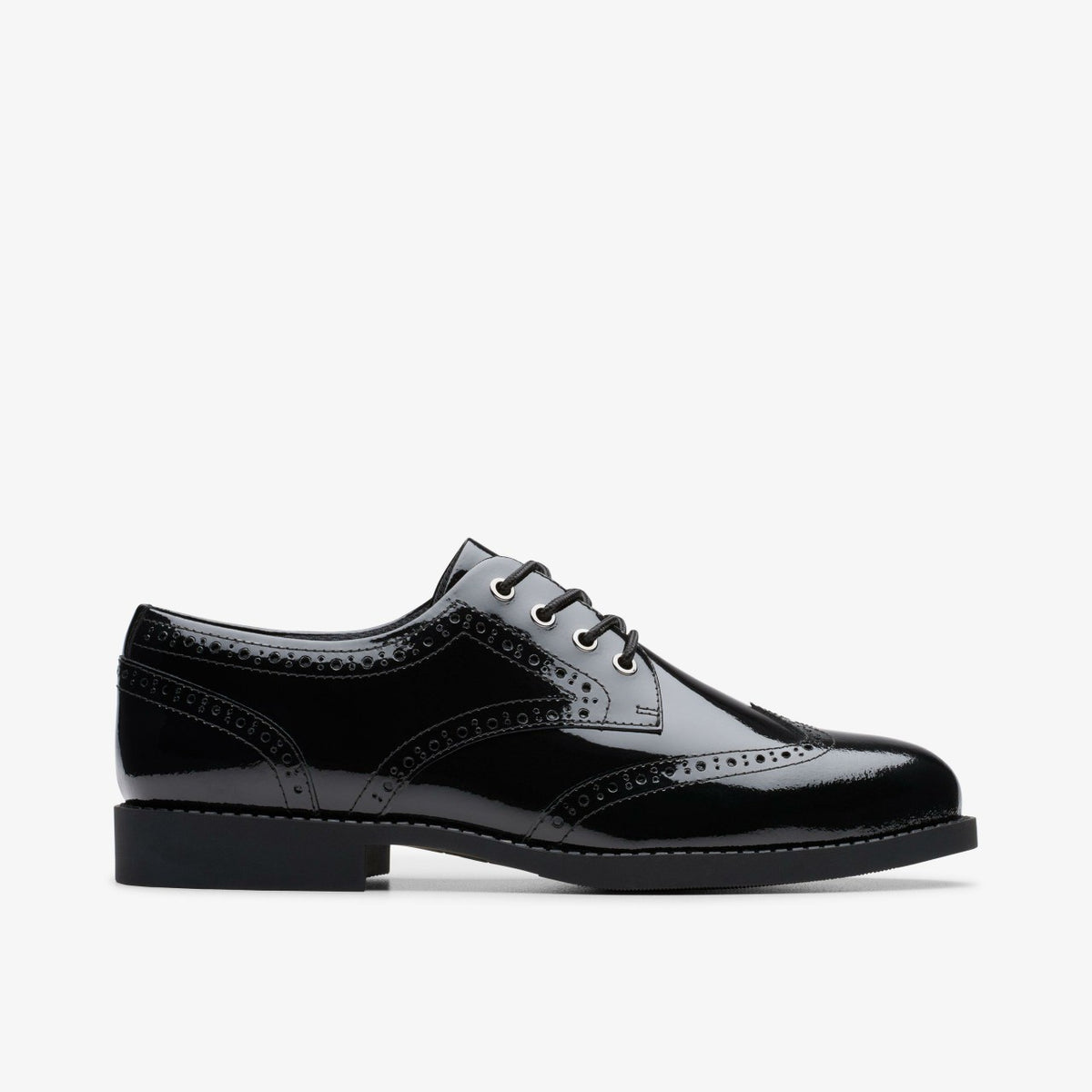 Tapa Pure Youth Black Patent - Clarks Kids