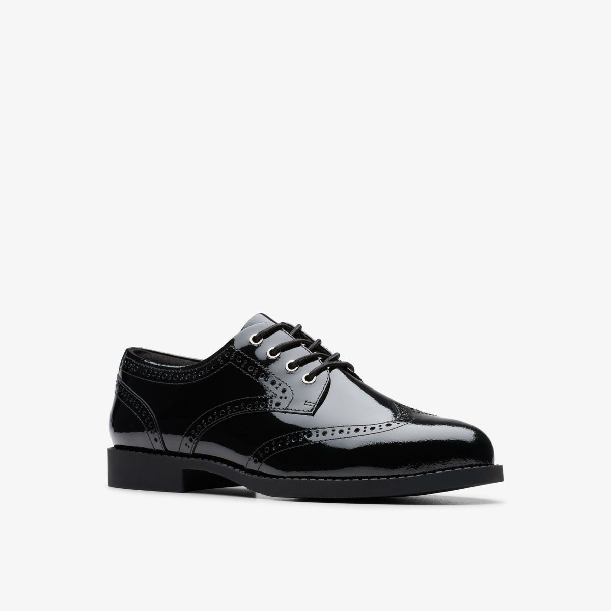 Tapa Pure Youth Black Patent - Clarks Kids