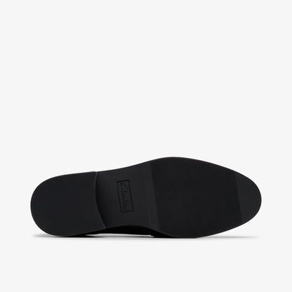 Tapa Edge Youth Black Leather - Clarks Kids