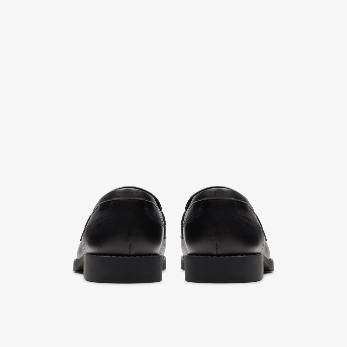 Tapa Edge Youth Black Leather - Clarks Kids