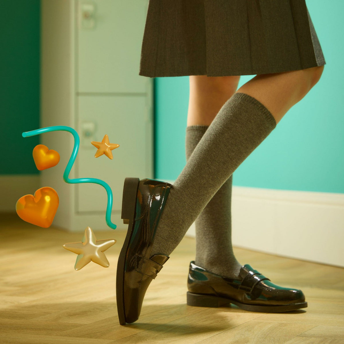 Tapa Edge Youth Black Patent - Clarks Kids