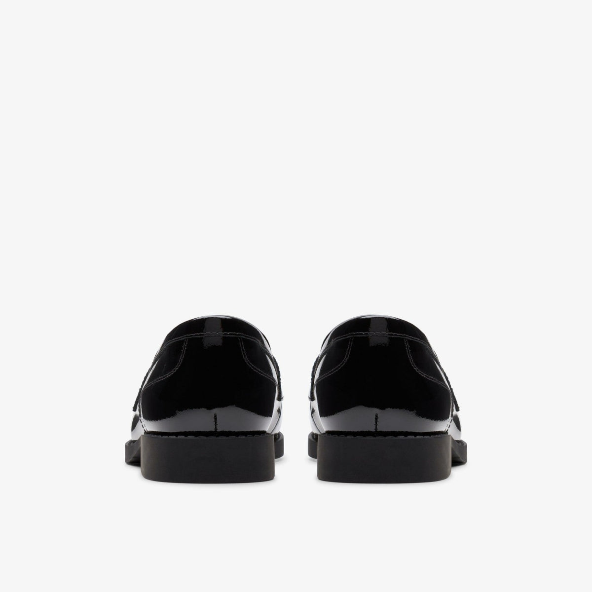 Tapa Edge Youth Black Patent - Clarks Kids
