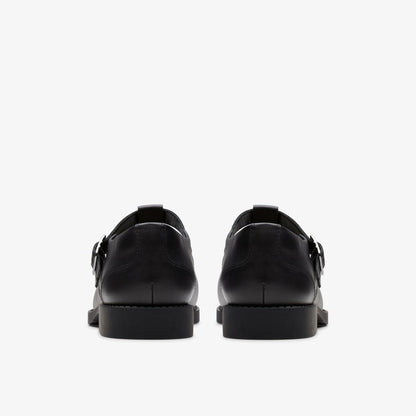 Tapa Hope Youth Black Leather - Clarks Kids