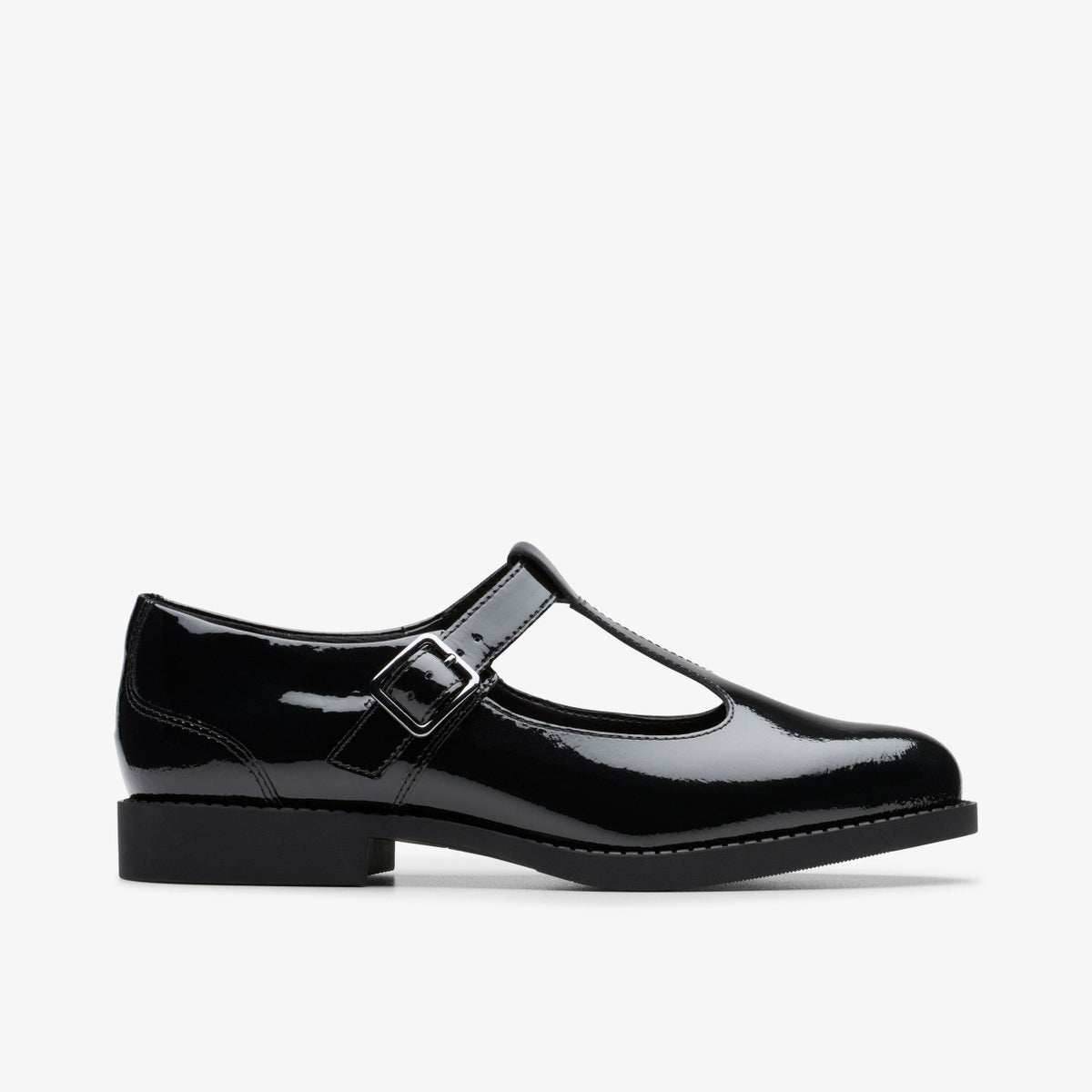 Tapa Hope Youth Black Patent - Clarks Kids